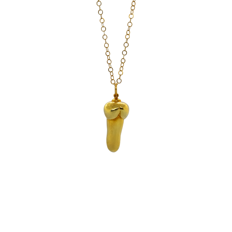 Golden Dick Necklace